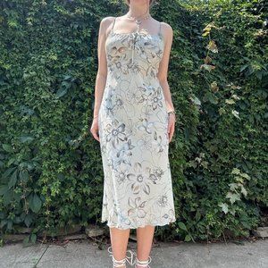 Gorgeous Vintage Milkmaid Midi Slip Dress